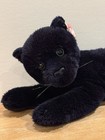 Ty Classic    zephyr    2007 Black Panther Cat Plush Retired 12  Euc Original Tag