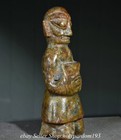 7 2  Old Chinese Hongshan Culture Jade Carved Sun God Statue Sculpture