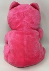 Vintage Hot Pink Kitty Cat Plush Stuffed Animal Soft Toy No Tags Side Eye 10 5   
