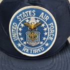 Vintage United States Air Force Hat Cap Snap Back Mesh Trucker Patch Mens 80s