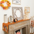 Fall Decorations Trees Maple Leaves Orange Table Runner Thanksgiving 13 x72 
