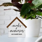 Farmhouse Kitchen Decor  Meals And Memories Are Made 5 9 X Inches  Meals