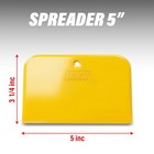 Lauco Auto Body Filler Yellow Spreaders Pack Of 50 Reusable Plastic Spreader 50 