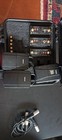 Shure Radio Microphone Kit Three Up4 Transmitter Receiver And Three Collars 