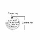 Memorial Charms 22mm Antiqued Silver Plated Pendants C1668 - 5  10 Or 20pcs