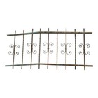 Antique Victorian Iron Gate Window Garden Fence Architectural Salvage  929