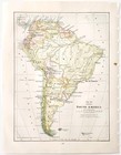 1916 Map South America Political Boundaries Brazil Chile Argentina Guiana Dwss8