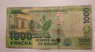 Malawi 1000 Kwacha 2016 Banknote Pick 67b Circulated