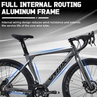 700c Road Bike 14 Speed Aluminum Frame Disc Brake Commuter Bicycle