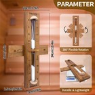 Red Cedar 15-minute Sand Timer For Infrared Sauna - Wall-mounted Accessory