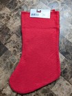 5 Count  Christmas House Red Black Checked Faux Fur Christmas Stocking