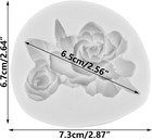 Flower Polymer Clay Mold Rose Flower Silicone Molds For Diy Crafts Epoxy Resin C