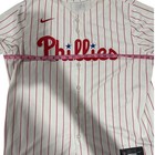 Nike Philadelphia Phillies Castellanos 8 Baseball Jersey Mens Xl Red Pinstripe