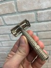 Vintage Gillette Flare Tip Super Speed Safety Razor B4 1956 Tto Made In Usa