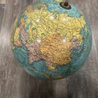 1935 Cram s World Globe 10 5  Universal Terrestrial Vintage Pre-war W Metal Base