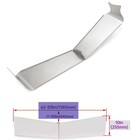 Stainless Steel Drop Visor 13x10 For 378 379 335 386 388 389 Front Flat Cab