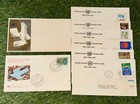 Vtg Lot Of 100 First Day Cover Advertisement International Stamps 1947-1974 Un  