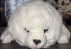 Russ Yomiko Classics White Harp Seal Plush Stuffed Animal Realistic 14    Us90