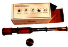 Working Brass Spyglass Telescope Red Leather Wrap Nautical Pirate Scope With Box