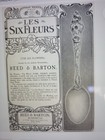 Reed   Barton Les Six Fleurs  Sterling Siver Spoon  Pat  Apped For 35 44 Gr S s