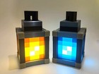 Pixelated Night Light Minecraft  Lantern Chargeable- Birthday Gift