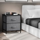 Sorbus Nightstand With 2 Drawers - Bedside Furniture End Table Night Stand -
