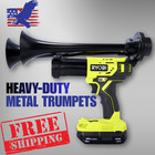 Ryobi 18v Train Air Horn Dual Black Metal Trumpets L Usa Assembled Model
