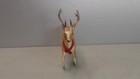 Vtg Hard Plastic Deer Buck Hong Kong Reindeer Christmas Decor Prancing Running