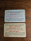 2-pullman Palace Car Co  Railroad Passes  1898 And 1899 