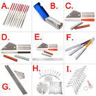 Guitar Luthier Tools File Fret Crowning Dressing Rocker Straight Edge Ruler Set