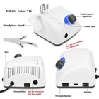 Electric Nail Drill Machine 65w 45000rpm Manicure Pedicure File Kit