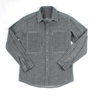 Vintage Mens Casual Button Down Shirts Cotton Classic Striped Long Sleeve Shirts
