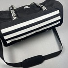 Adidas Duffel Bag One Size Black Multi-language Graphic Gym Travel Sport