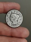 1844 Braided Hair Large Cent