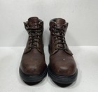 Vintage Red Wing 2245 Supersole 6  Boots Mens 11 B Brown Leather Safety Toe Work