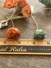 Poly Dry Roses Buds Flowers On Wire Stems Crafts Decor Vintage Look 72 Pcs