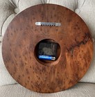 Redwood Burl Clock With Birdseye Grain