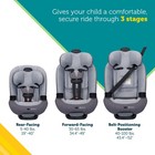 Quickfit All-in-one Convertible Car Seat  Cirrus  Gray