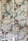 Vintage French Floral Roses Cotton Fabric  softened Rose Pink Blue Yellow Green