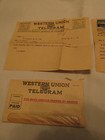 Wintage Lot Of 2 Western Union Telegrams     used    1924  And 1925