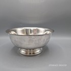 Vintage Gorham Silver Plated Footed Bowl Round Decorative Table Serving Dish