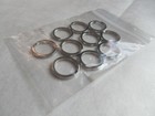 Flat 20mm 10 Pack 304 Stainless Steel Split Key Rings Heavy Duty 3 4 