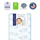 Dream On Me Twinkle 5  88 Coil Crib   Toddler Mattress  Blue Clouds