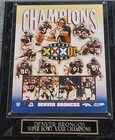 Vintage Denver Broncos Super Bowl Xxxii Champion 1997 Trophy Plaque Elway Davis