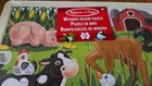 Melissa And Doug Wooden Jigsaw Puzzle Nib Farm Animals