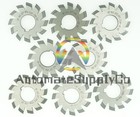 8pcs  set 1 2 3 4 5 6 7 8  Involute Gear Cutters Module0 3 8 Pa20 Bore16 135