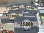 High Stakes  25 000 Poker Plaque Premium Quality New James Bond Casino Royale 