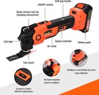 20v Cordless Oscillating Tool With Battery 3 6  oscillation Angle Oscillating Saw