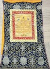 Avalokitesvara Chenrezig Tibetan Thangka 28    W  Blessed Cord From Hh Dalai Lama