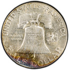 1948-p Pcgs Genuine Au Details Franklin Half Dollar W  Gorgeous Rainbow Toning